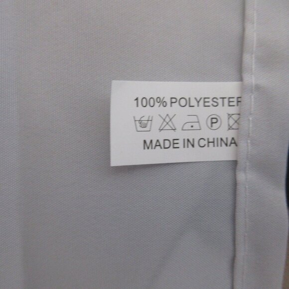 Gray Winter Ginger Cat Shower Curtain 44"x72" Waterproof  Xmas Ornaments 8 Hooks - Picture 4 of 6